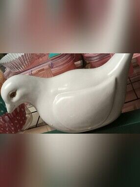 White Japanese Ceramic Dove